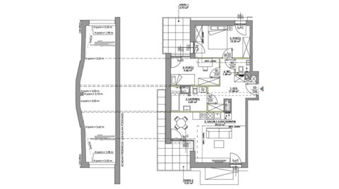 Plan 3 pok. 63m²