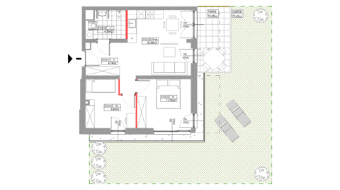 Plan 3 pok. 52m²