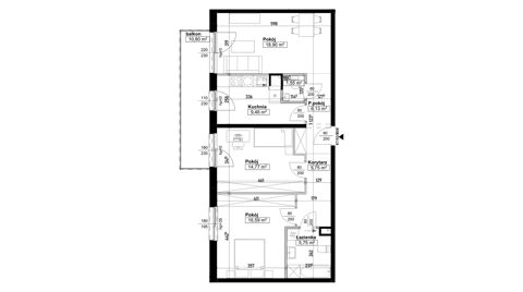 Plan 3 pok. 79m²