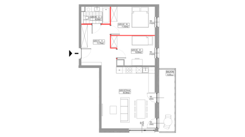 Plan 3 pok. 68m²