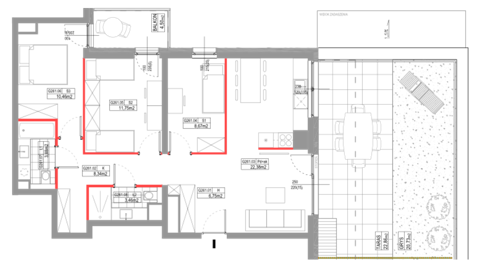 Plan 4 pok. 76m²