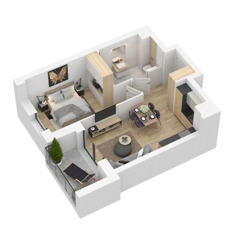 Plan 2 pok. 37m²