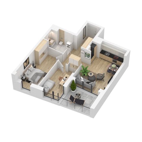 Plan 3 pok. 63m²