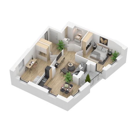 Plan 3 pok. 66m²