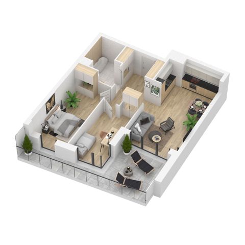 Plan 3 pok. 69m²