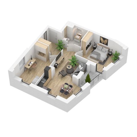 Plan 3 pok. 66m²