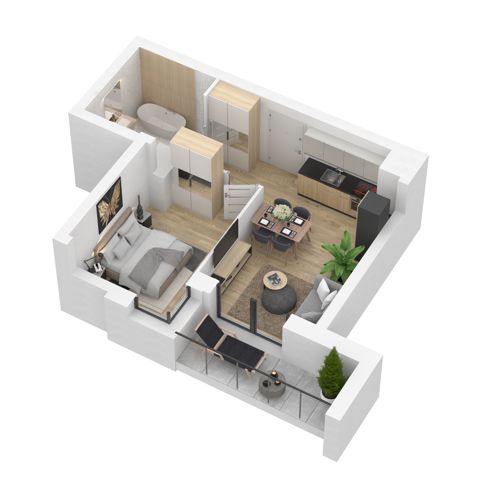 Plan 2 pok. 37m²