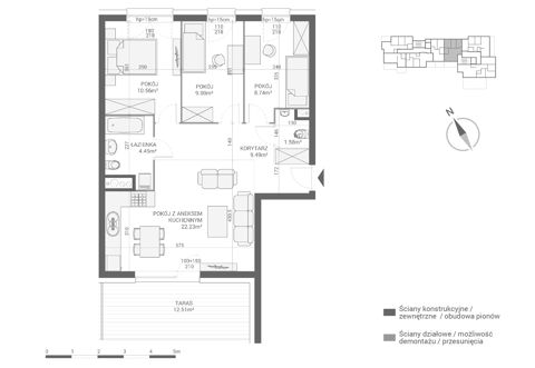 Plan 4 pok. 66m²