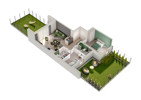 Plan 3 pok. 63m²