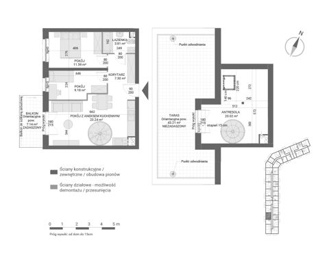 Plan 3 pok. 74m²