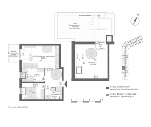 Plan 3 pok. 77m²