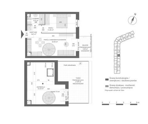 Plan 3 pok. 62m²