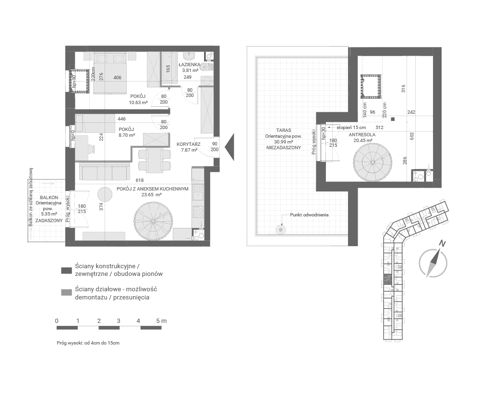 Plan 3 pok. 74m²