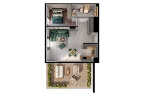 Plan 2 pok. 49m²