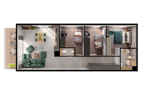 Plan 4 pok. 79m²