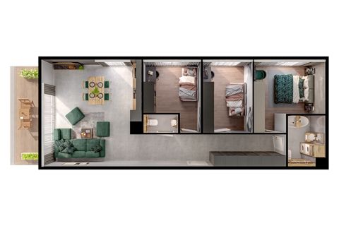 Plan 4 pok. 79m²