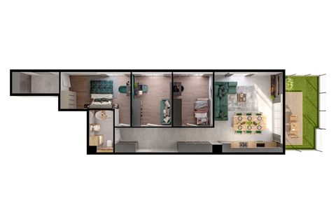 Plan 4 pok. 81m²