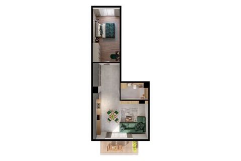 Plan 2 pok. 49m²