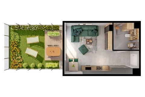 Plan 1 pok. 31m²