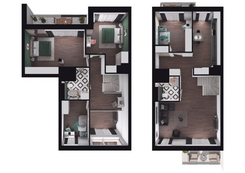 Plan 1 pok. 123m²