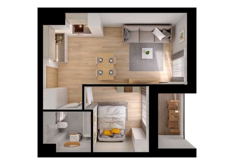 Plan 2 pok. 37m²