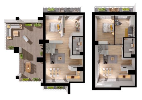Plan 1 pok. 100m²