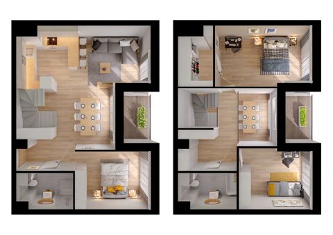 Plan 1 pok. 93m²