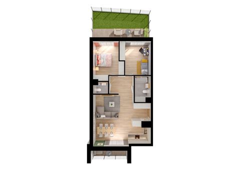 Plan 3 pok. 68m²