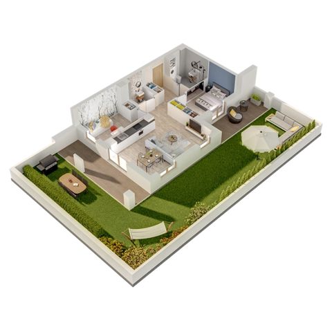 Plan 3 pok. 60m²