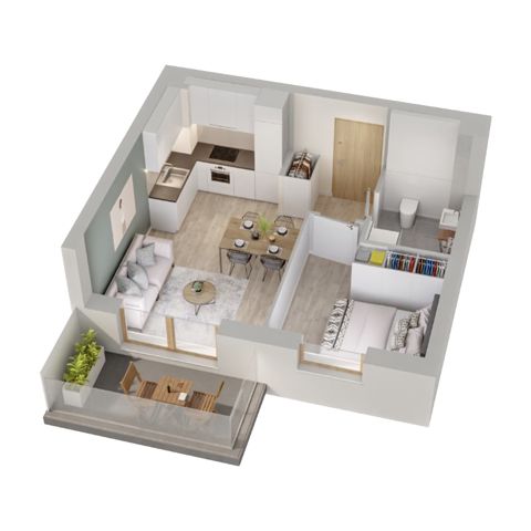 Plan 2 pok. 31m²