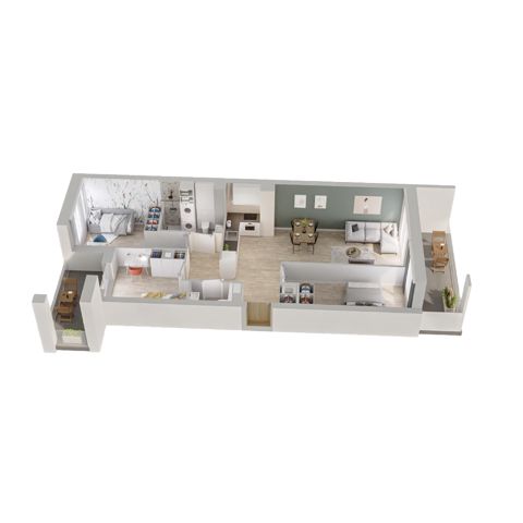 Plan 4 pok. 72m²