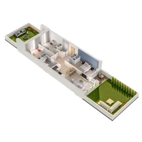 Plan 4 pok. 74m²