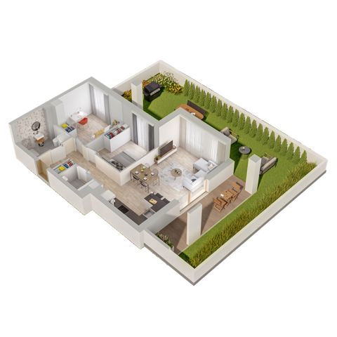 Plan 3 pok. 58m²