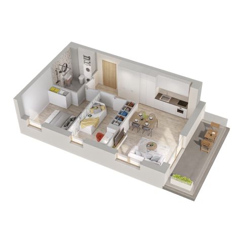 Plan 3 pok. 49m²