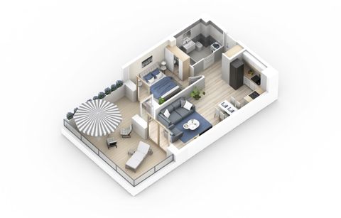 Plan 2 pok. 43m²