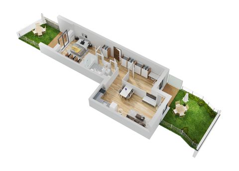 Plan 3 pok. 66m²
