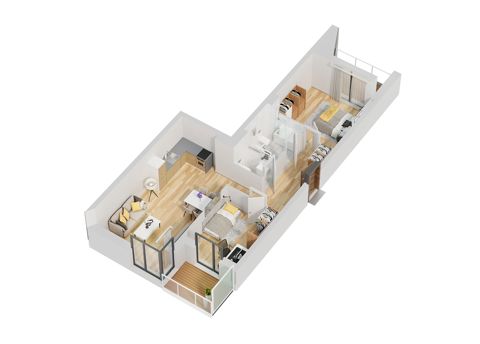 Plan 3 pok. 66m²