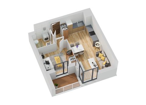 Plan 2 pok. 39m²