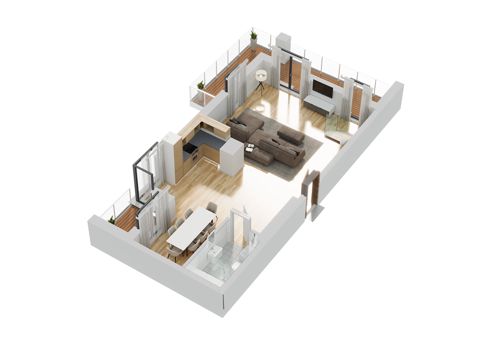 Plan 4 pok. 97m²