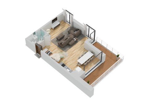 Plan 4 pok. 89m²