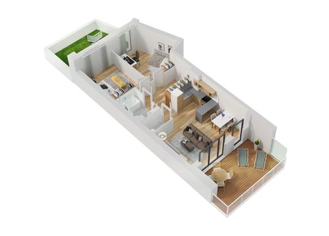 Plan 3 pok. 61m²