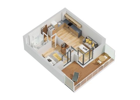 Plan 2 pok. 40m²