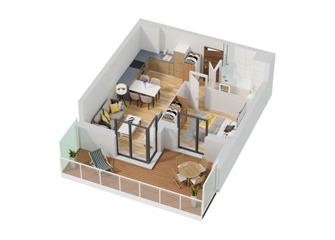 Plan 2 pok. 39m²
