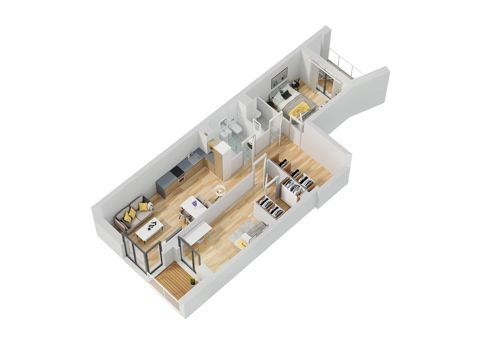 Plan 3 pok. 70m²