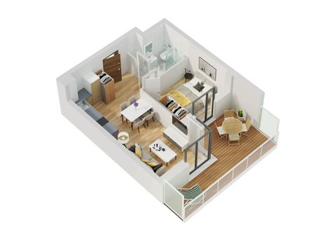 Plan 2 pok. 36m²