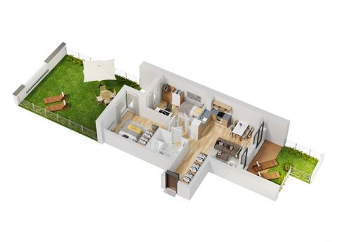 Plan 3 pok. 62m²