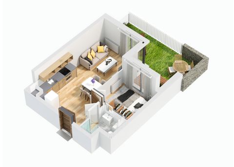 Plan 2 pok. 35m²