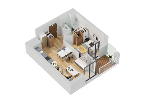 Plan 2 pok. 36m²