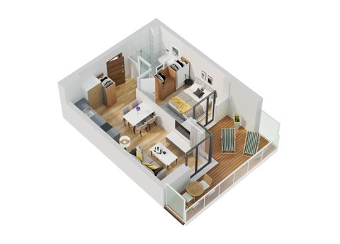 Plan 2 pok. 36m²