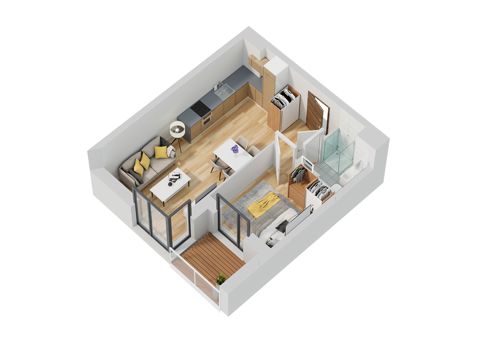 Plan 2 pok. 37m²